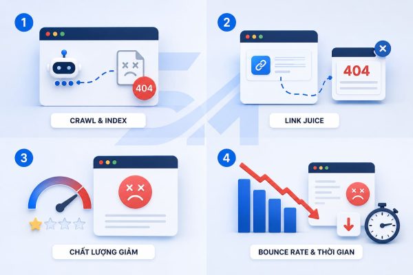 Broken Link ảnh hưởng đến SEO như thế nào