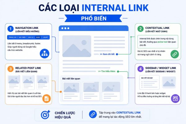 Các loại Internal Link phổ biến
