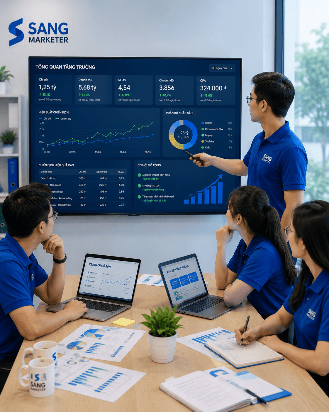 Mở rộng tăng trưởng Google Ads